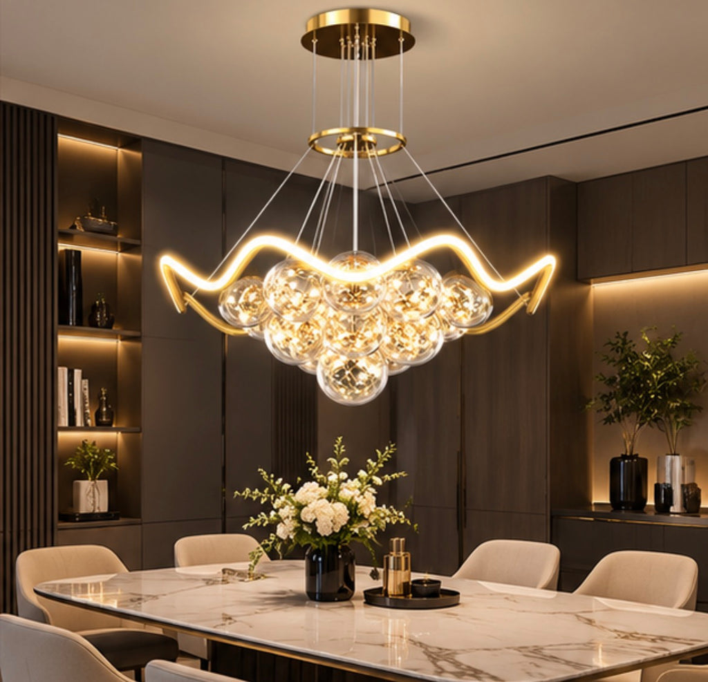 The Aurelia Halo Chandelier