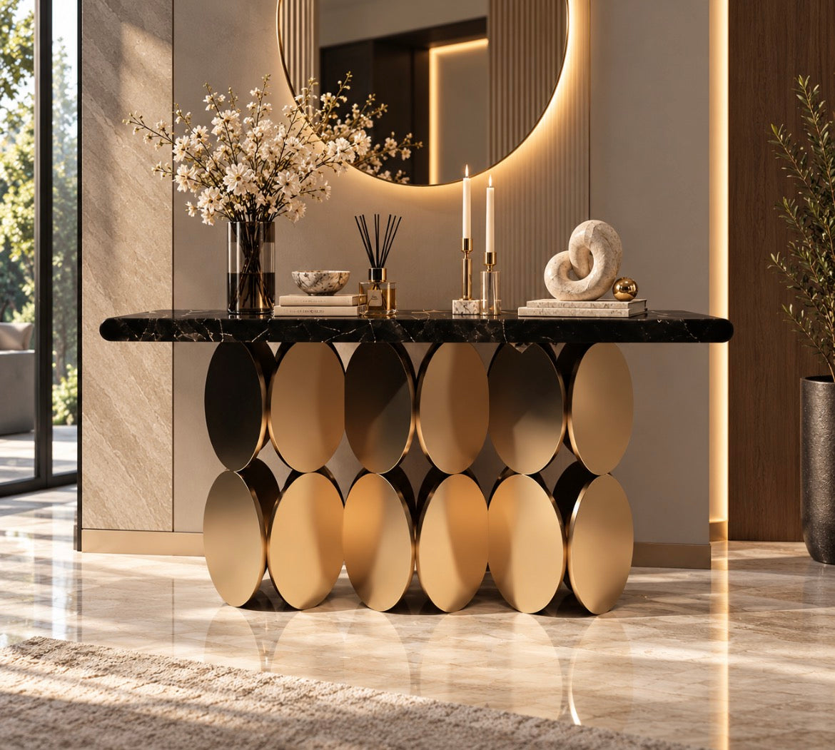 The Aurelia Noir Console Table