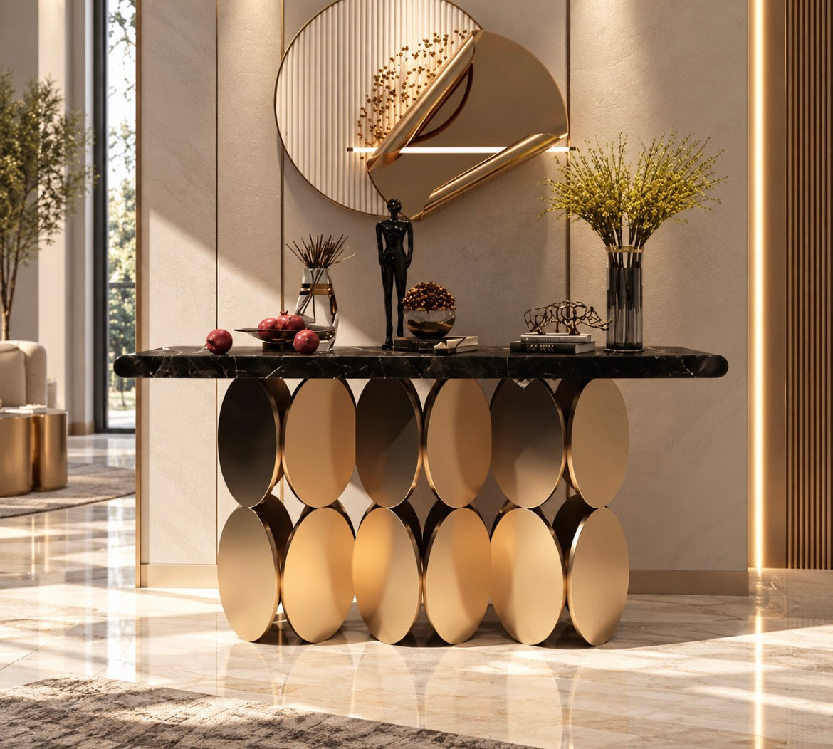The Aurelia Noir Console Table