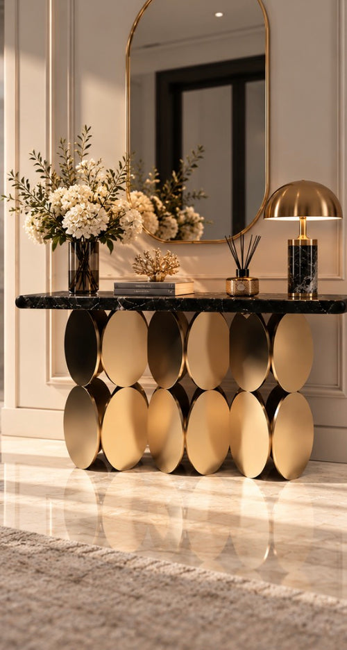 The Aurelia Noir Console Table