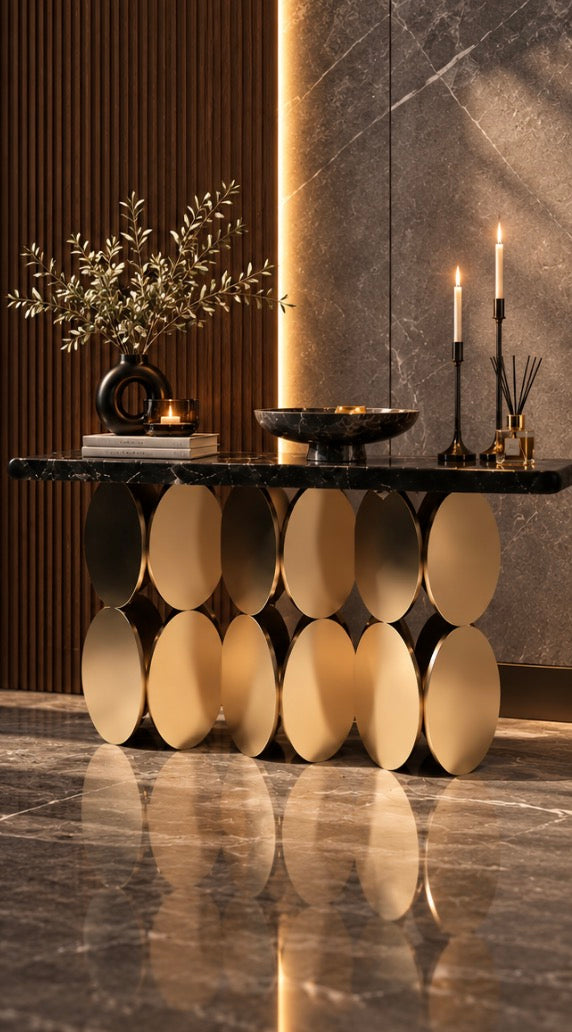 The Aurelia Noir Console Table