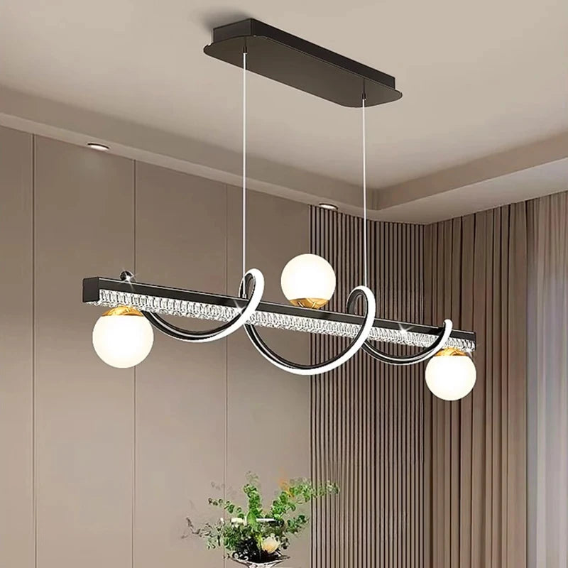 Vellora Wave Chandelier