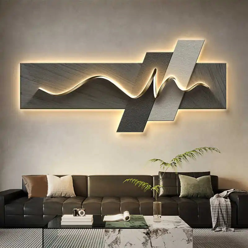 The Lumora Sculptural LED Wall Art