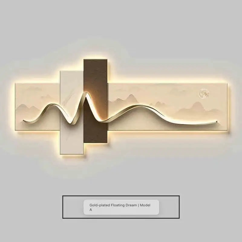 The Lumora Sculptural LED Wall Art