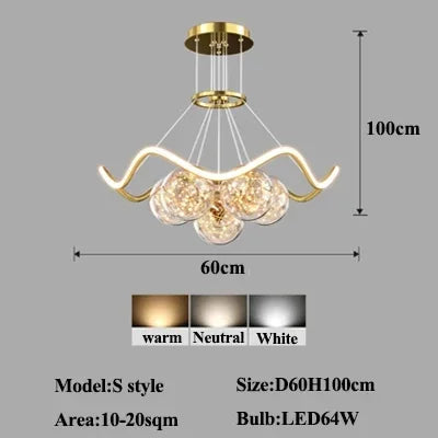 The Aurelia Halo Chandelier