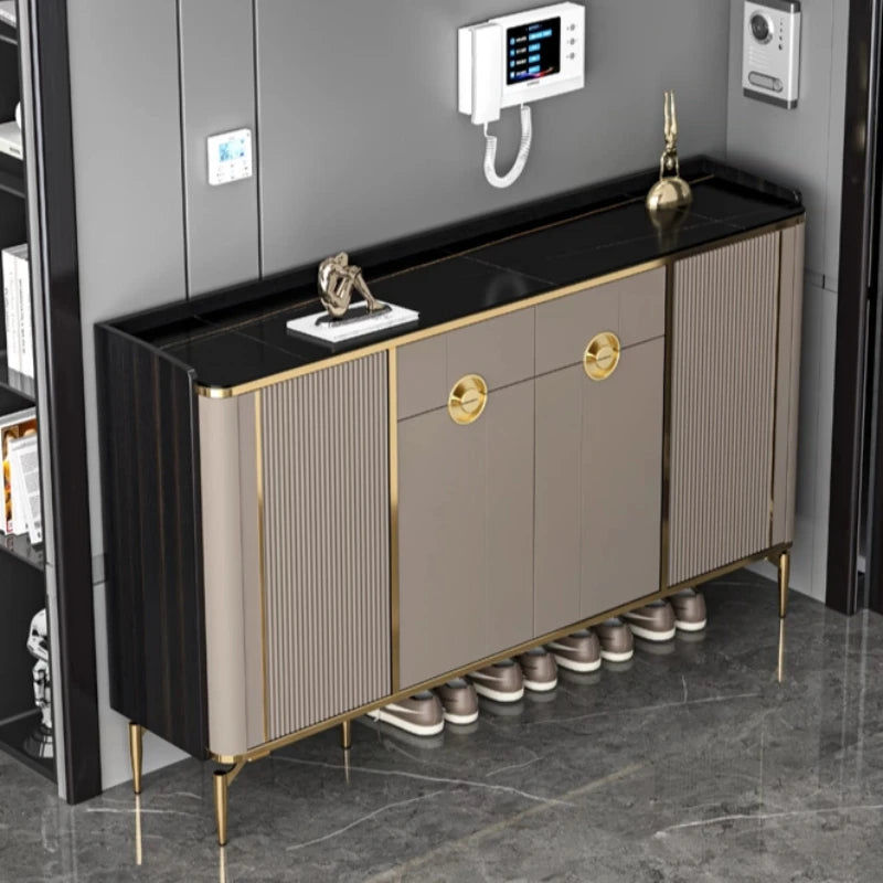 Alessia Sintered-Stone Shoe Cabinet