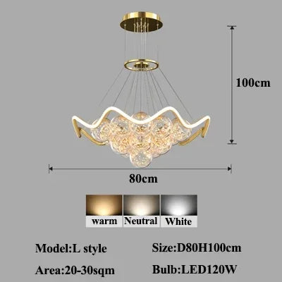 The Aurelia Halo Chandelier