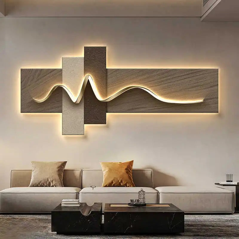 The Lumora Sculptural LED Wall Art
