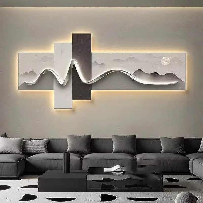 The Lumora Sculptural LED Wall Art