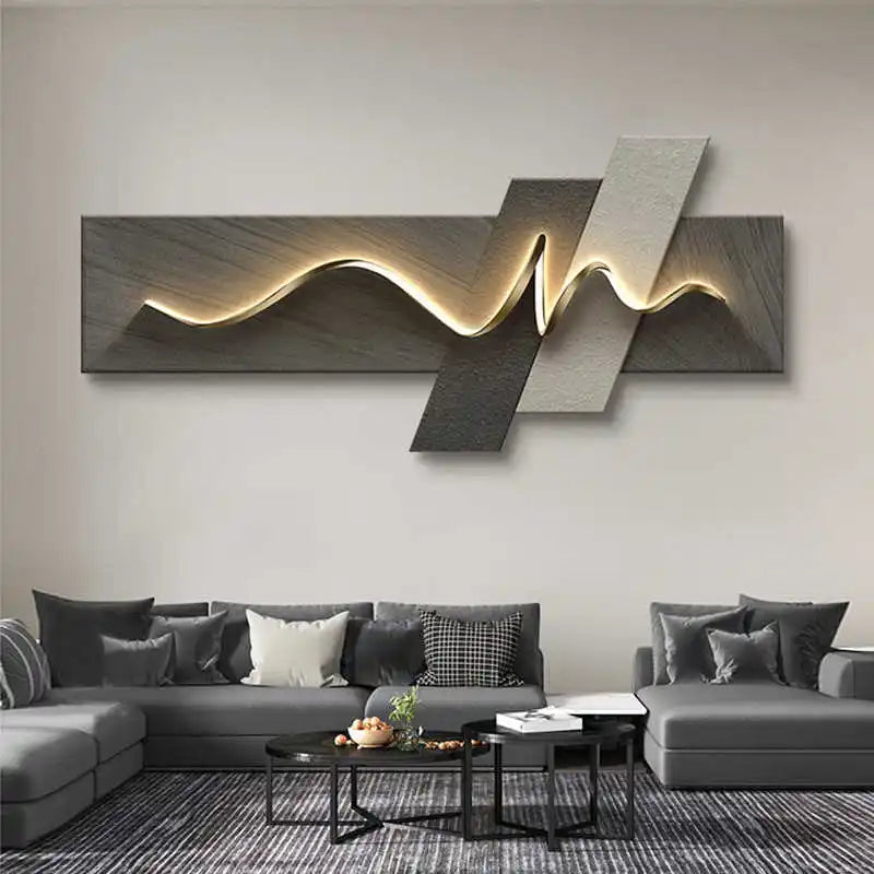 The Lumora Sculptural LED Wall Art