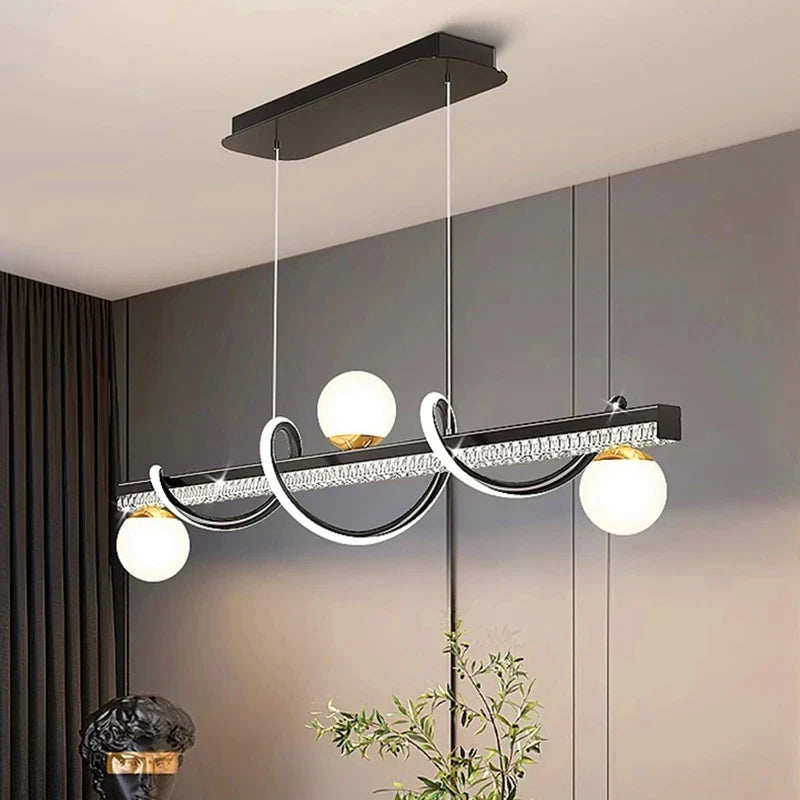 Vellora Wave Chandelier
