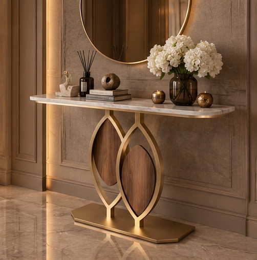 Ottavia Slate Console Table