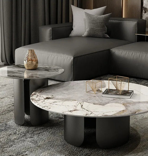 Lucienne Marble-Effect Coffee Table