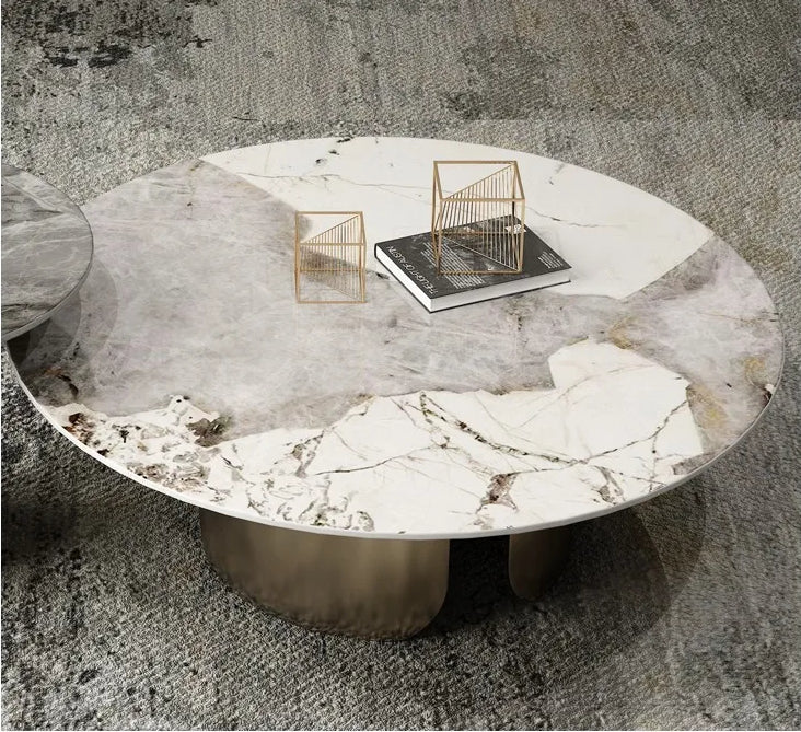 Lucienne Marble-Effect Coffee Table