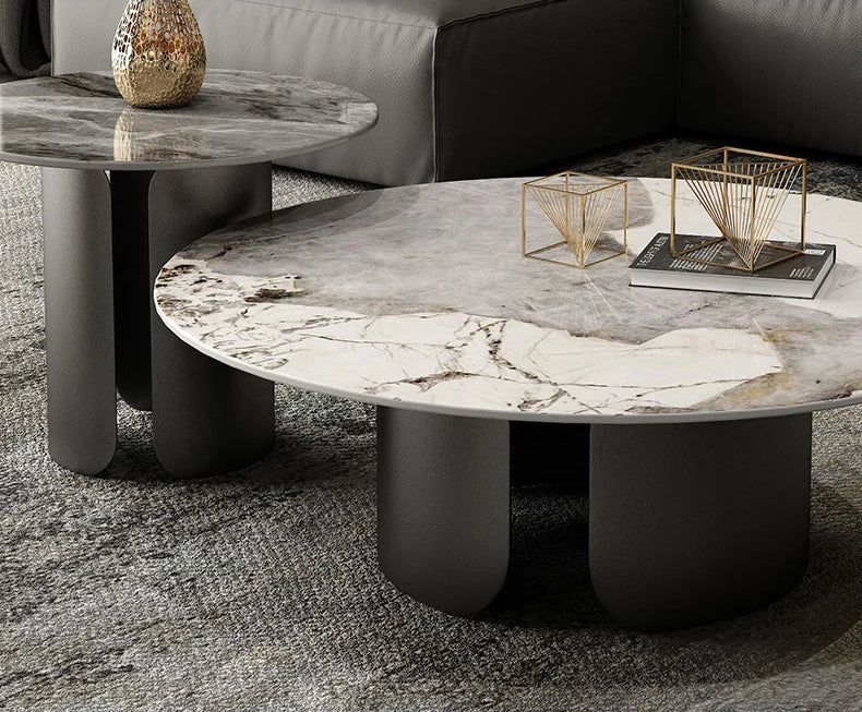 Lucienne Marble-Effect Coffee Table